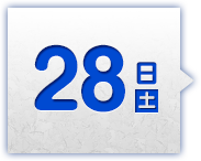 28日(土)